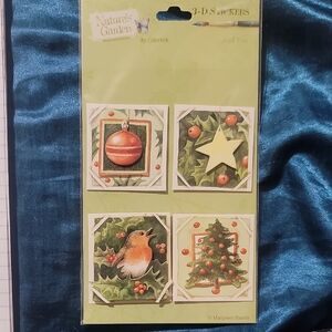 Holiday 3D Stickers - Festive Green and Red